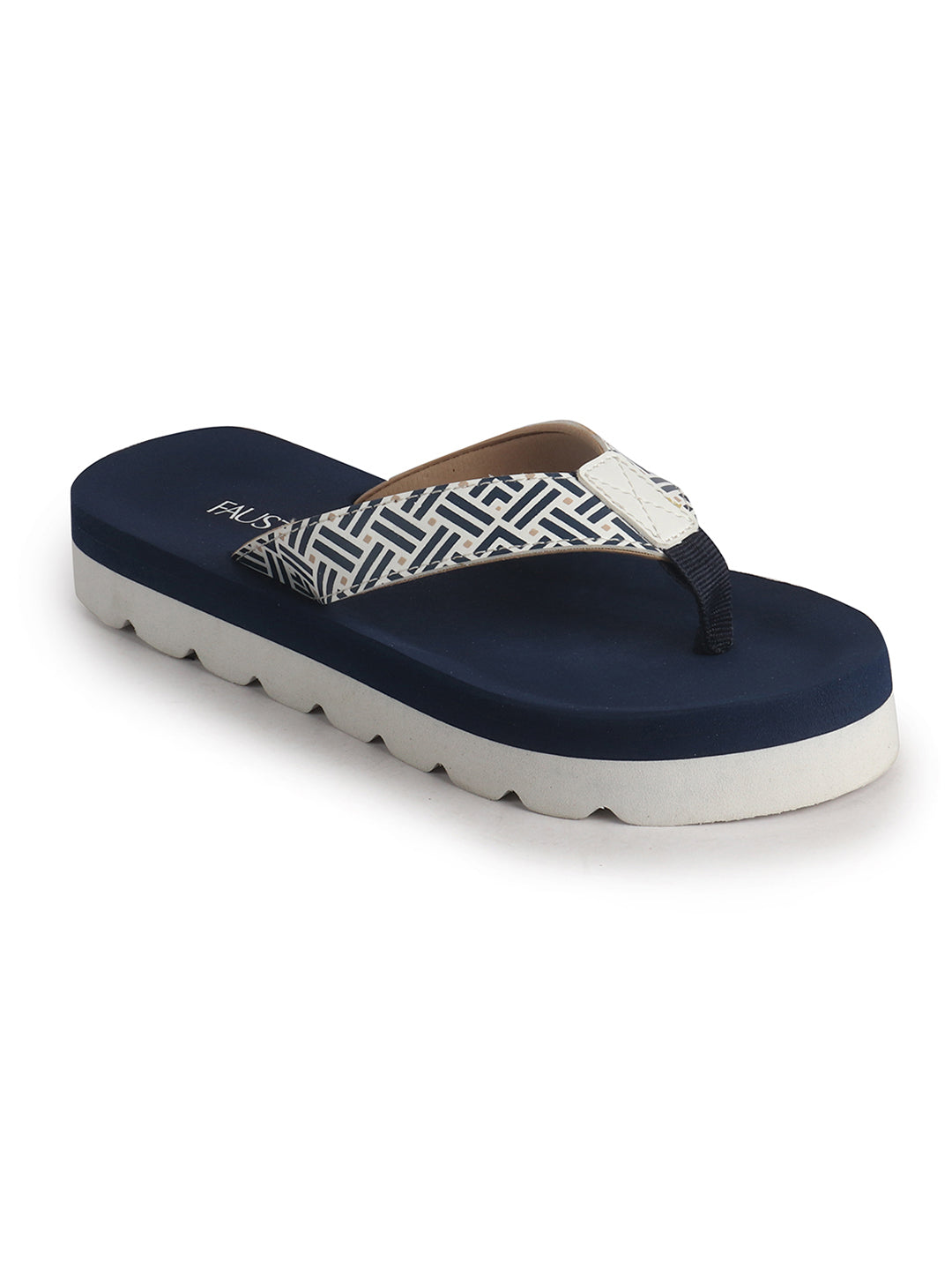 Women Navy Ultra Soft Lightweight Flip Flops|Ortho Summer Waterproof Slippers with Anti-Slip Sole|Perfect for Beach, Vacation, Casual Outing, House