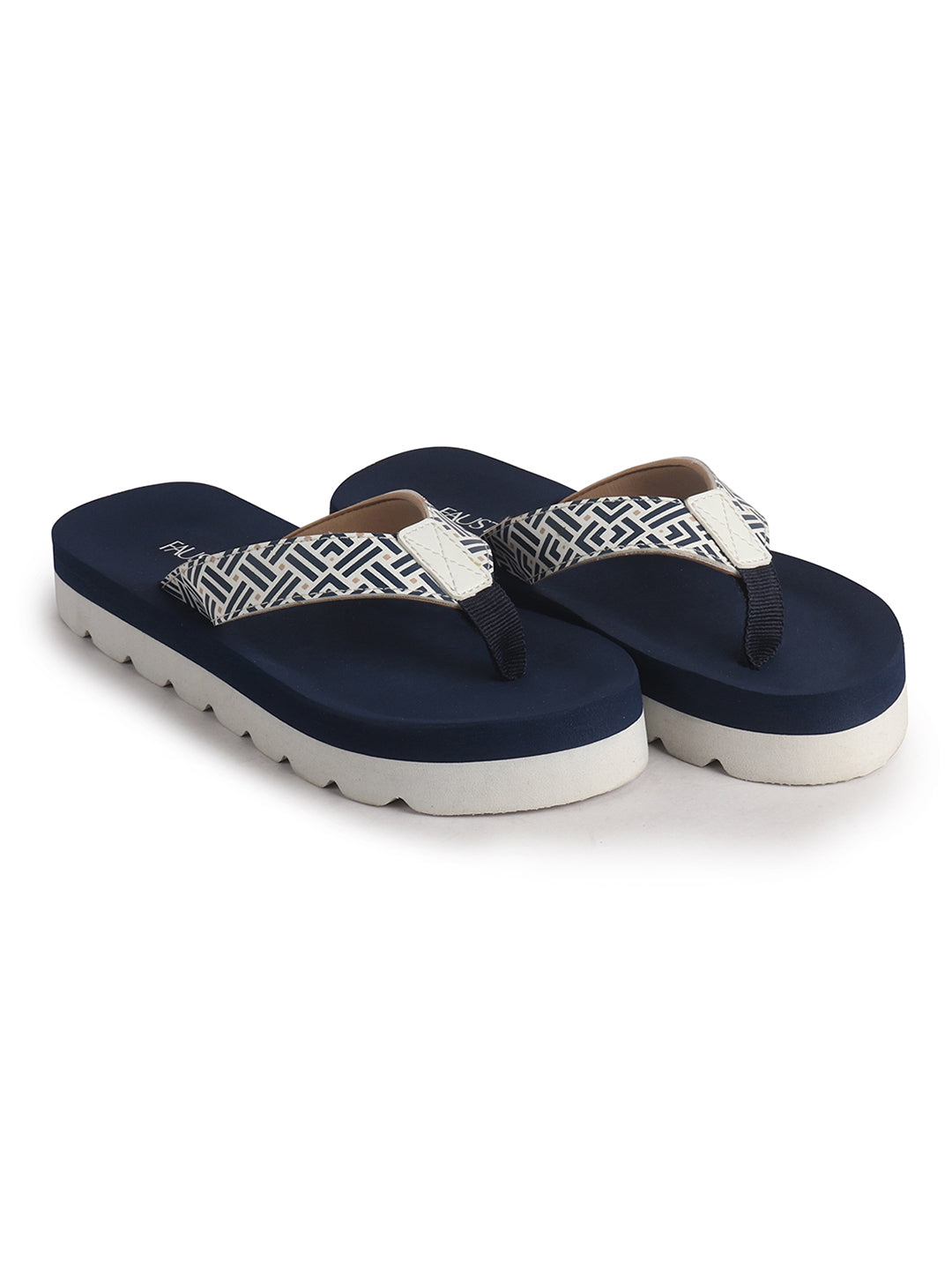Women Navy Ultra Soft Lightweight Flip Flops|Ortho Summer Waterproof Slippers with Anti-Slip Sole|Perfect for Beach, Vacation, Casual Outing, House