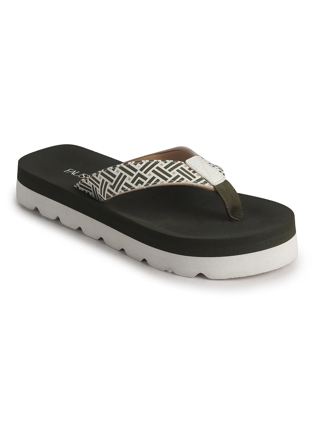 Women Olive Ultra Soft Lightweight Flip Flops|Ortho Summer Waterproof Slippers with Anti-Slip Sole|Perfect for Beach, Vacation, Casual Outing, House