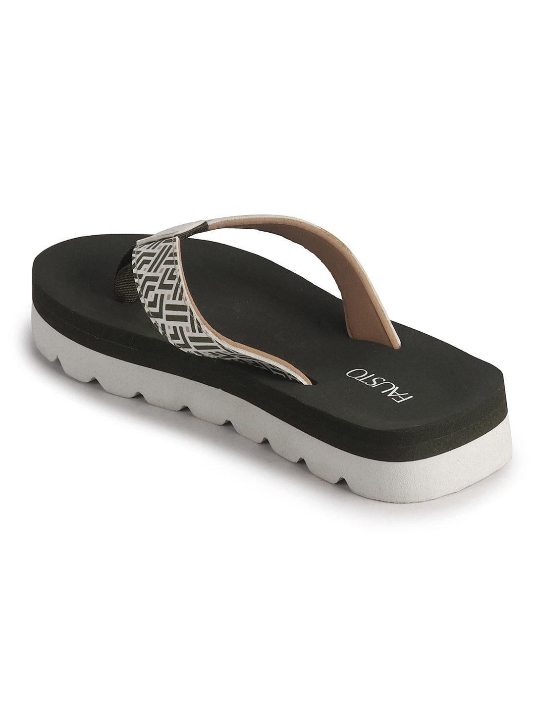 Women Olive Ultra Soft Lightweight Flip Flops|Ortho Summer Waterproof Slippers with Anti-Slip Sole|Perfect for Beach, Vacation, Casual Outing, House