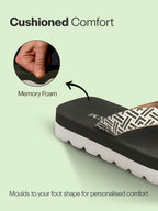 stylish black sandals