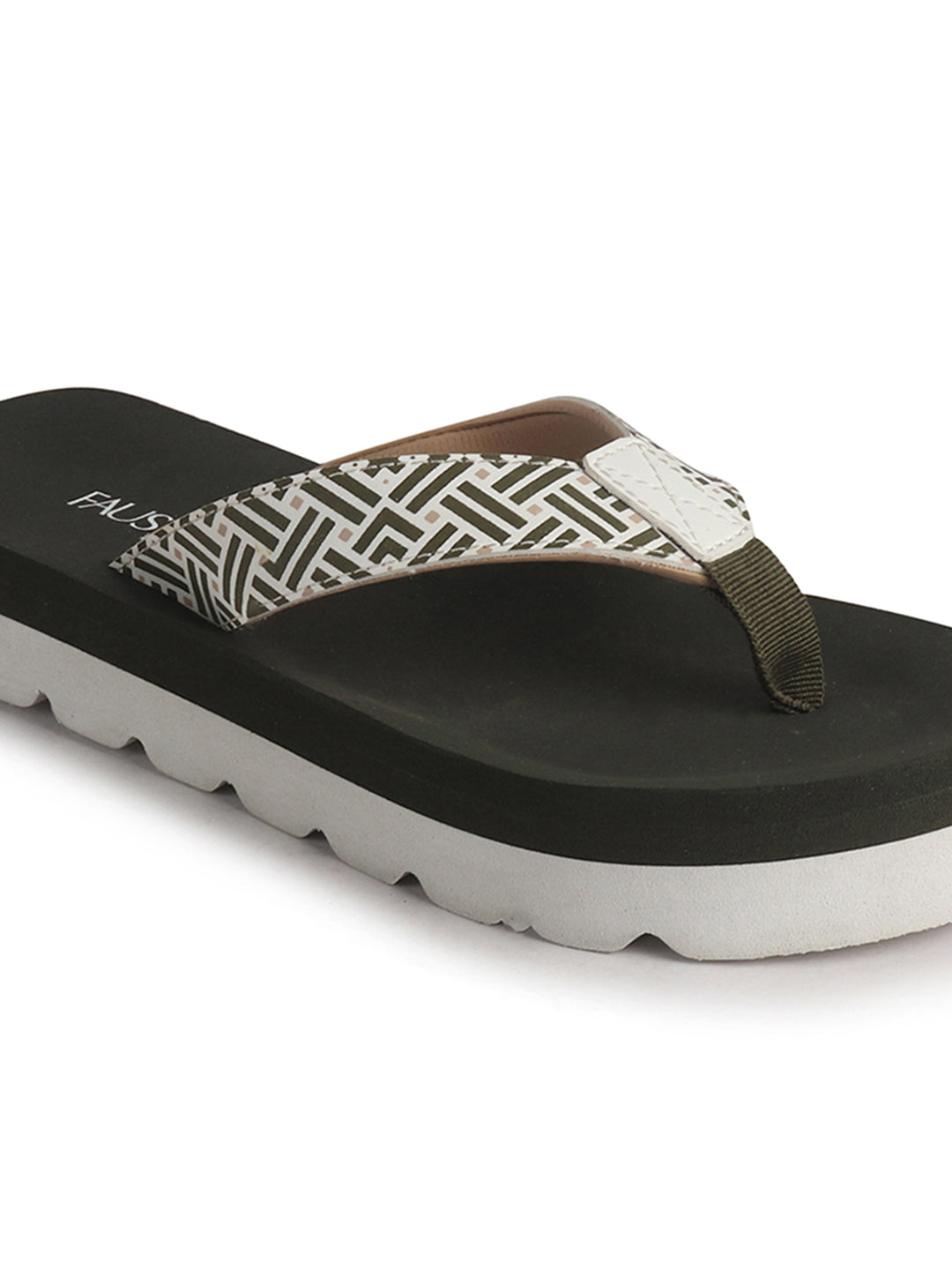 Women Olive Ultra Soft Lightweight Flip Flops|Ortho Summer Waterproof Slippers with Anti-Slip Sole|Perfect for Beach, Vacation, Casual Outing, House