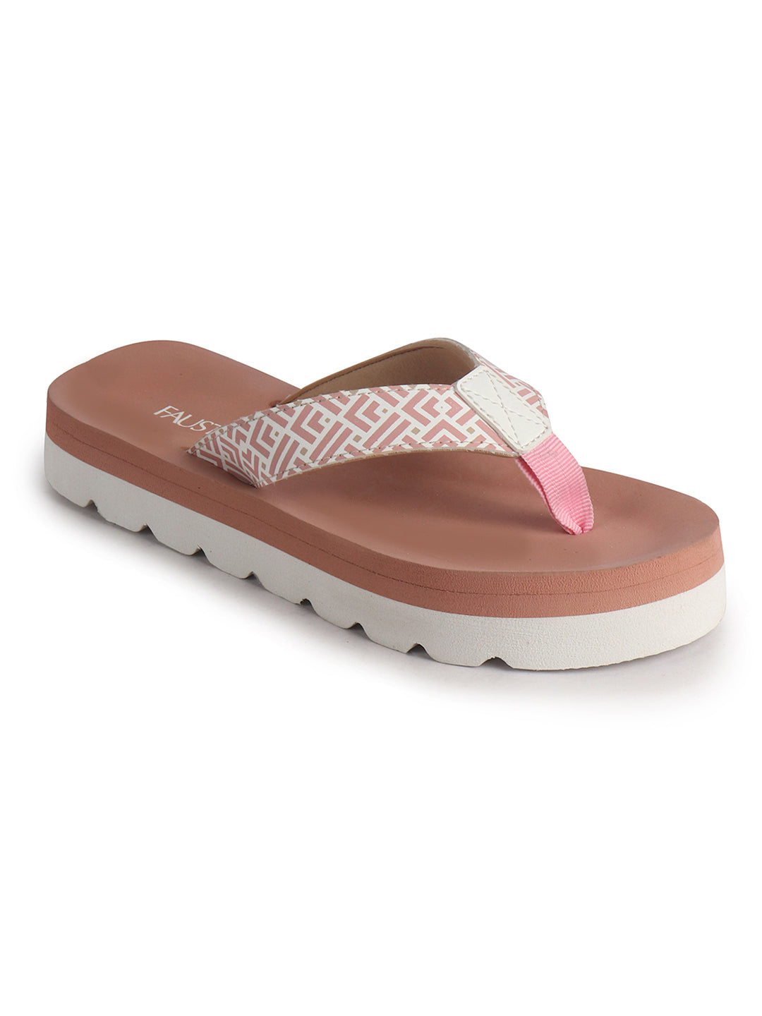 Women Peach Ultra Soft Lightweight Flip Flops|Ortho Summer Waterproof Slippers with Anti-Slip Sole|Perfect for Beach, Vacation, Casual Outing, House