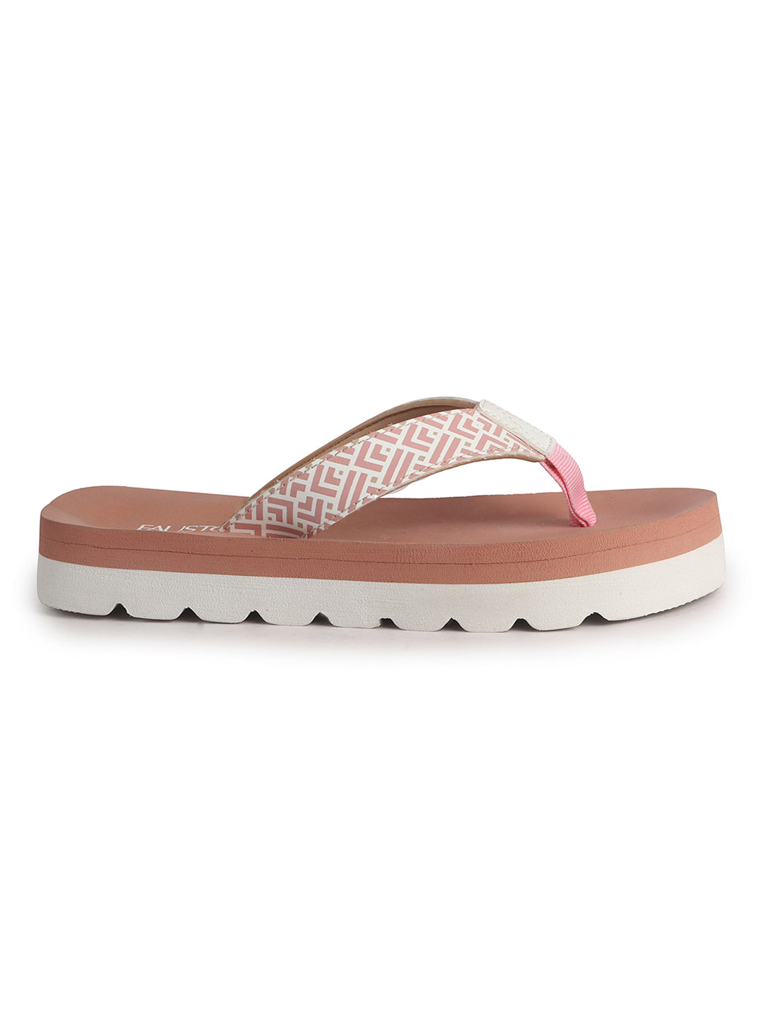 Women Peach Ultra Soft Lightweight Flip Flops|Ortho Summer Waterproof Slippers with Anti-Slip Sole|Perfect for Beach, Vacation, Casual Outing, House