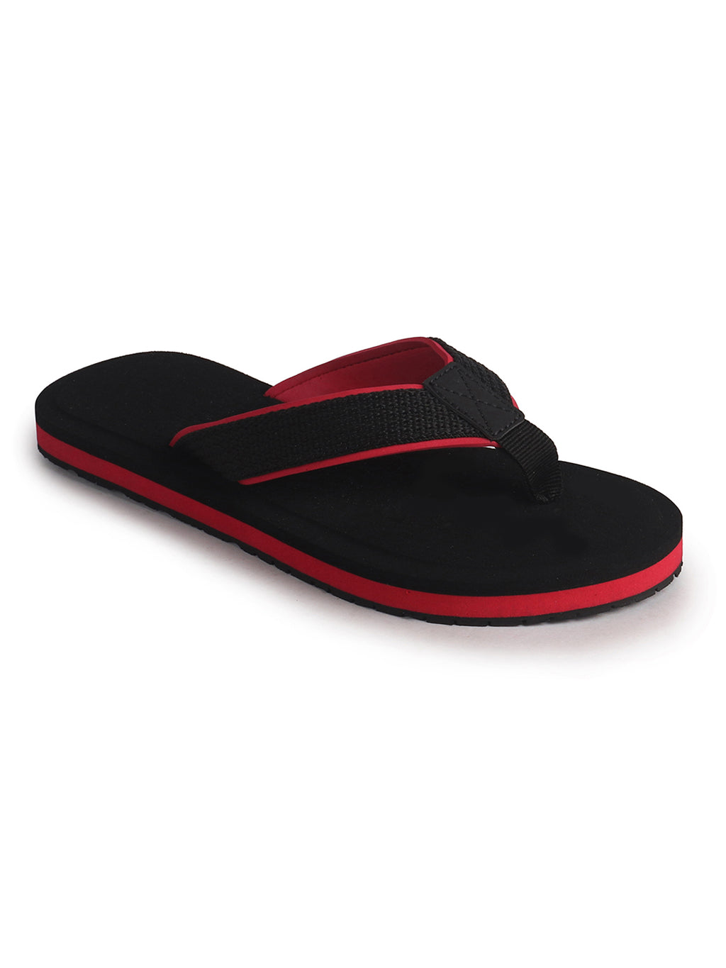 Women Black Featherlite Thong Slippers with Soft EVA Footbed Comfort Cushioning|Waterproof Summer Ortho Flip Flops|Use for Indoor Surface, Outdoor, Travel, Walks
