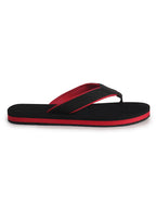 Women Black Featherlite Thong Slippers with Soft EVA Footbed Comfort Cushioning|Waterproof Summer Ortho Flip Flops|Use for Indoor Surface, Outdoor, Travel, Walks