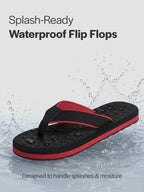 durable rubber flip flops