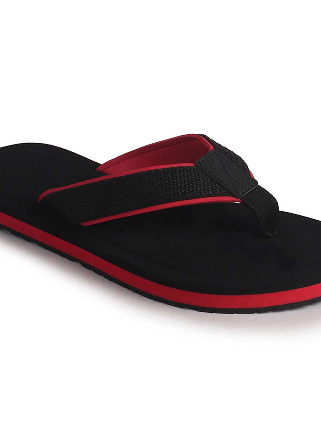 Women Black Featherlite Thong Slippers with Soft EVA Footbed Comfort Cushioning|Waterproof Summer Ortho Flip Flops|Use for Indoor Surface, Outdoor, Travel, Walks