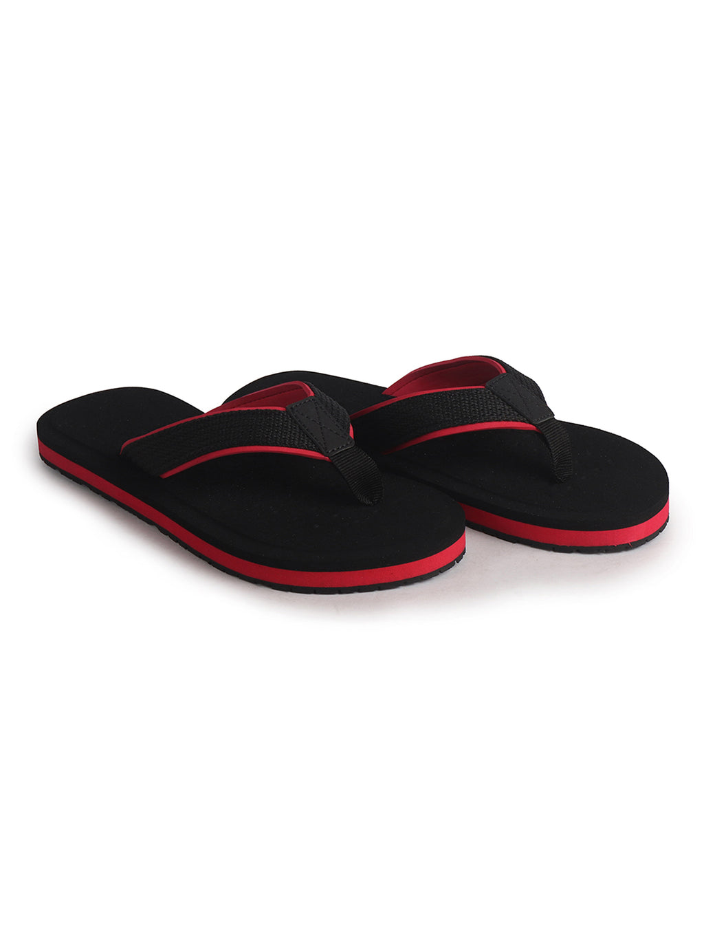 Women Black Featherlite Thong Slippers with Soft EVA Footbed Comfort Cushioning|Waterproof Summer Ortho Flip Flops|Use for Indoor Surface, Outdoor, Travel, Walks