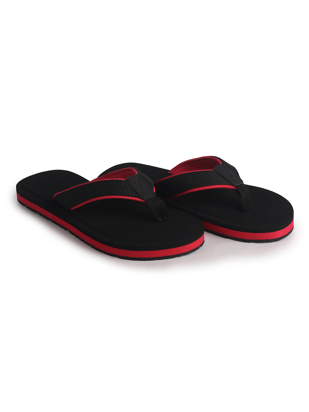 Women Black Featherlite Thong Slippers with Soft EVA Footbed Comfort Cushioning|Waterproof Summer Ortho Flip Flops|Use for Indoor Surface, Outdoor, Travel, Walks
