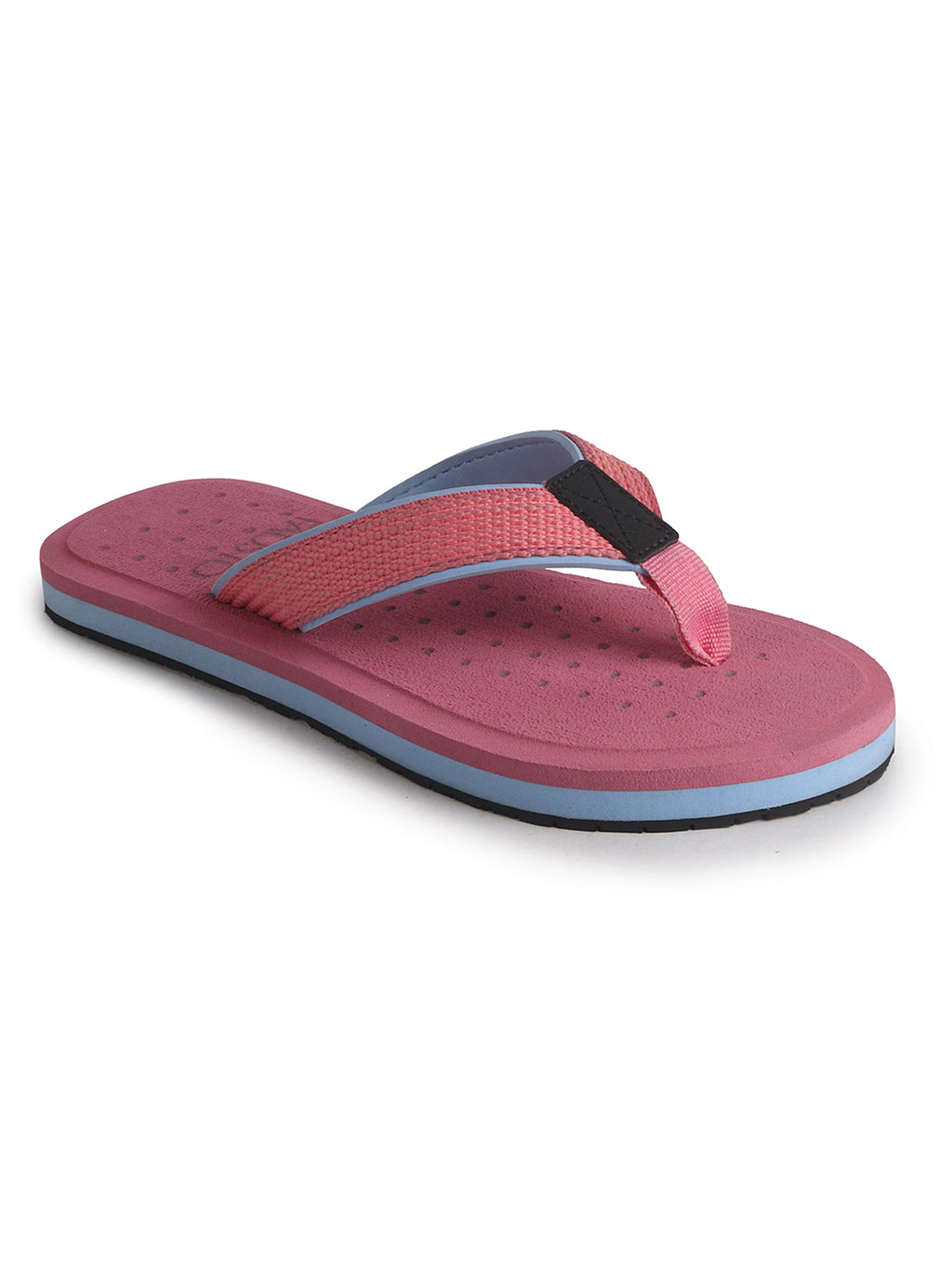 Women Pink Featherlite Thong Slippers with Soft EVA Footbed Comfort Cushioning|Waterproof Summer Ortho Flip Flops|Use for Indoor Surface, Outdoor, Travel, Walks