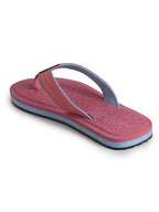 Women Pink Featherlite Thong Slippers with Soft EVA Footbed Comfort Cushioning|Waterproof Summer Ortho Flip Flops|Use for Indoor Surface, Outdoor, Travel, Walks