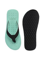 Women Sky Featherlite Thong Slippers with Soft EVA Footbed Comfort Cushioning|Waterproof Summer Ortho Flip Flops|Use for Indoor Surface, Outdoor, Travel, Walks