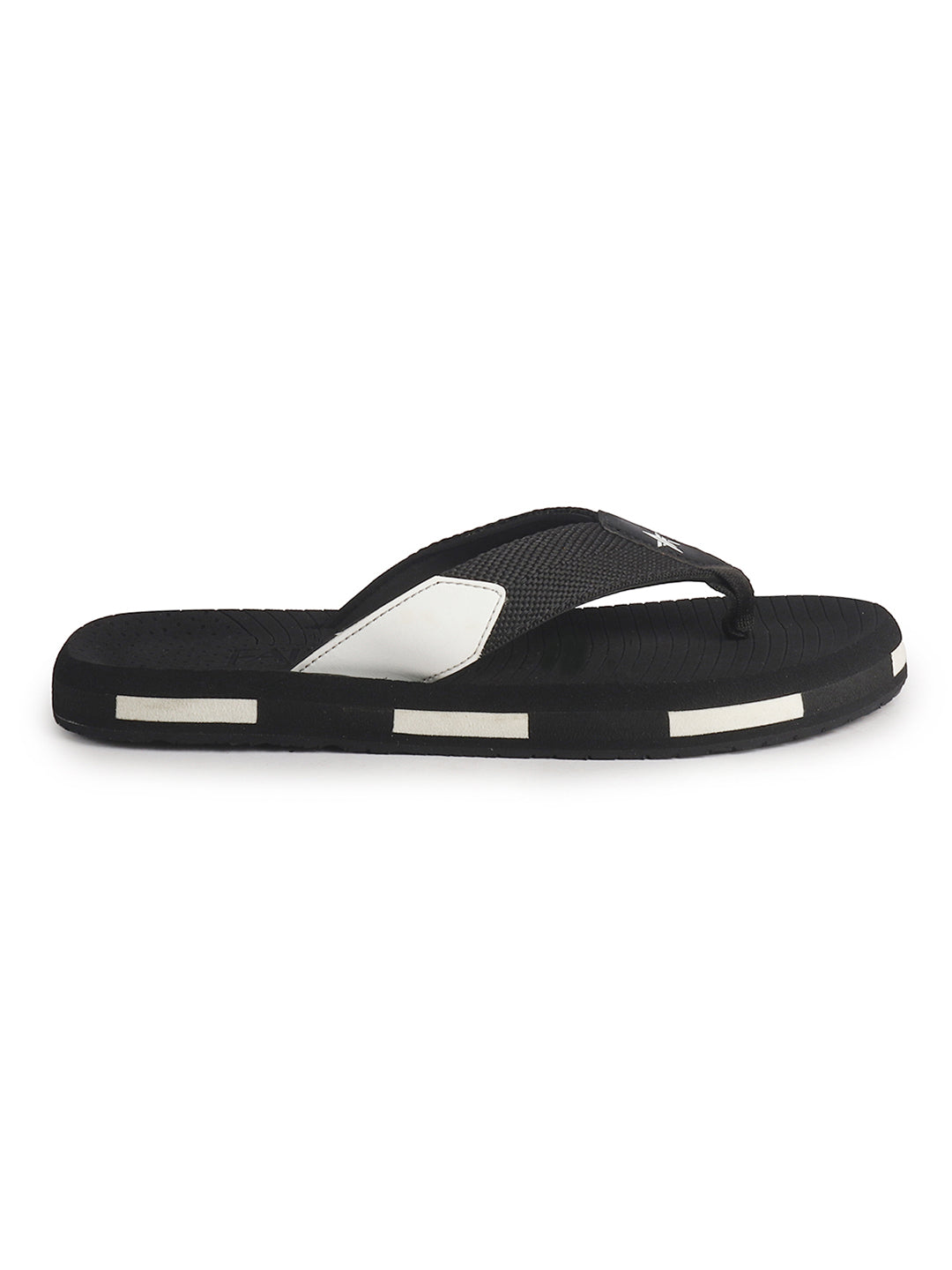 Men Black Ultra-Lightweight EVA Cushioned Slippers with Anti Skid Sole|All-Day Ortho Comfort, Water Resistant|Flip Flops for Travel, Beach, Rainy Days, Home Indoor Use