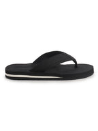 Men Black Summer Flip Flops with Comfort Arch Support|Lightweight EVA Cushioned Orthopedic Slippers|Anti-Skid Sole|Water Resistant, Travel Friendly, Daily Wear, Indoor Home Use