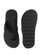 Men Black Summer Flip Flops with Comfort Arch Support|Lightweight EVA Cushioned Orthopedic Slippers|Anti-Skid Sole|Water Resistant, Travel Friendly, Daily Wear, Indoor Home Use