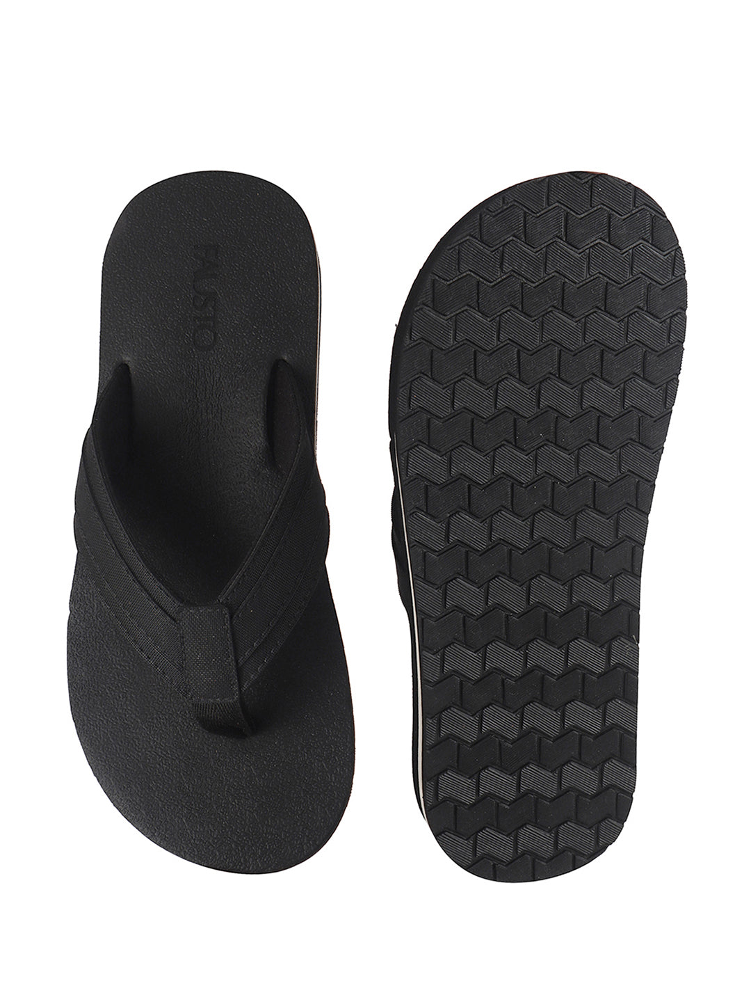 Men Black Summer Flip Flops with Comfort Arch Support|Lightweight EVA Cushioned Orthopedic Slippers|Anti-Skid Sole|Water Resistant, Travel Friendly, Daily Wear, Indoor Home Use