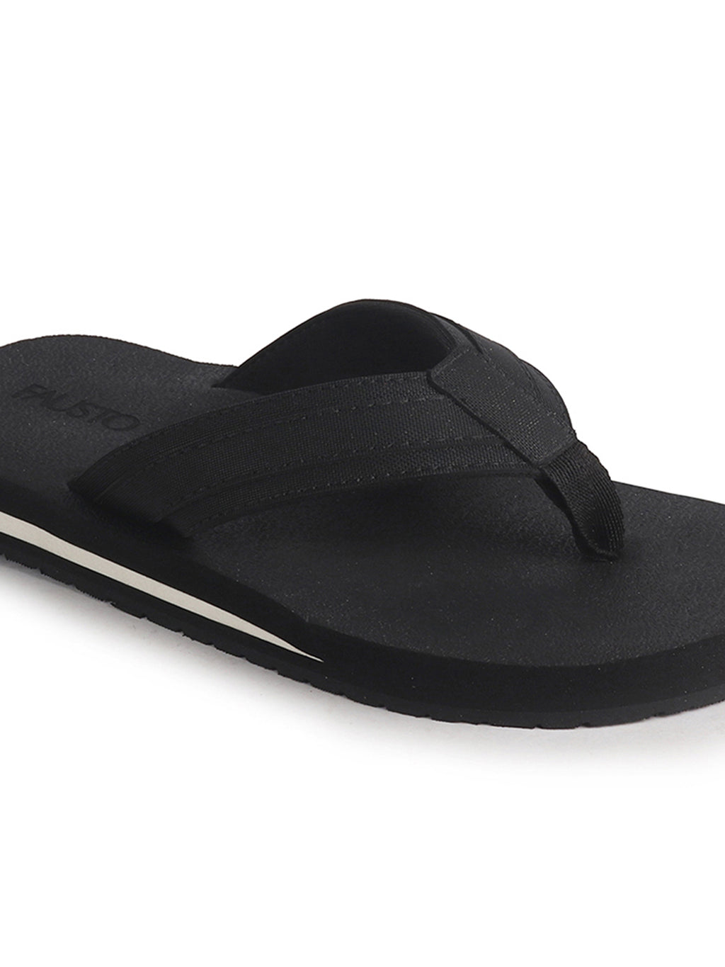 Men Black Summer Flip Flops with Comfort Arch Support|Lightweight EVA Cushioned Orthopedic Slippers|Anti-Skid Sole|Water Resistant, Travel Friendly, Daily Wear, Indoor Home Use