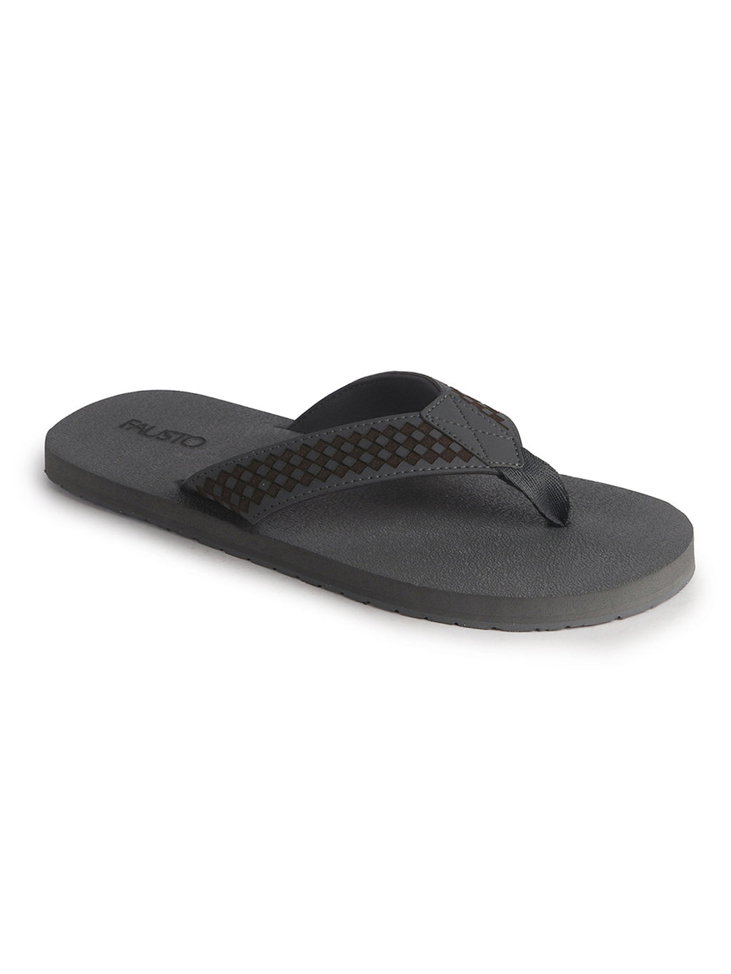 Men Grey Extra Soft Footbed Flip Flops for All Day Comfort|Ortho Lightweight EVA Sandals|Anti-Skid Sole Slippers for Casual, Summer, Travel, Rainy Season, Indoor Home Use