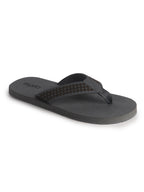 Men Grey Extra Soft Footbed Flip Flops for All Day Comfort|Ortho Lightweight EVA Sandals|Anti-Skid Sole Slippers for Casual, Summer, Travel, Rainy Season, Indoor Home Use