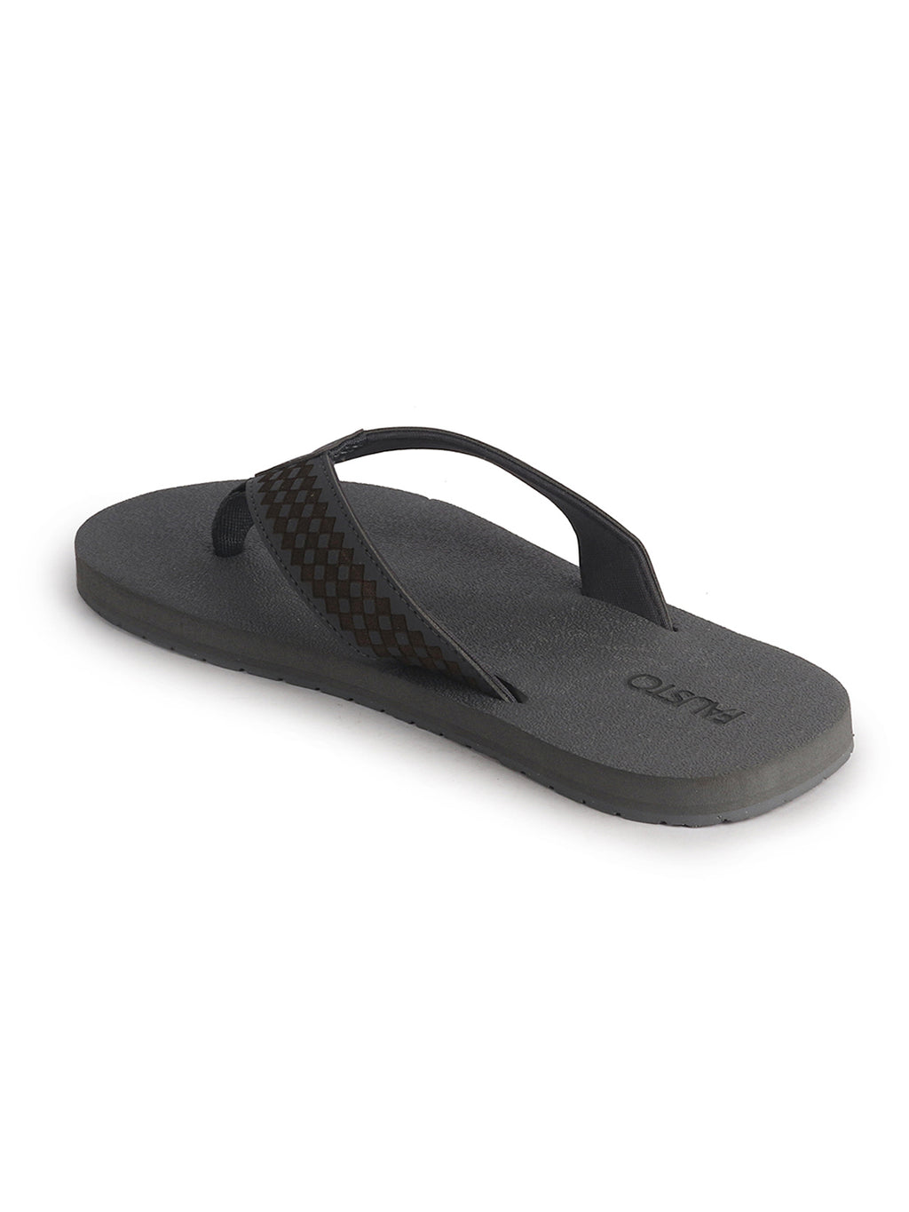 Men Grey Extra Soft Footbed Flip Flops for All Day Comfort|Ortho Lightweight EVA Sandals|Anti-Skid Sole Slippers for Casual, Summer, Travel, Rainy Season, Indoor Home Use