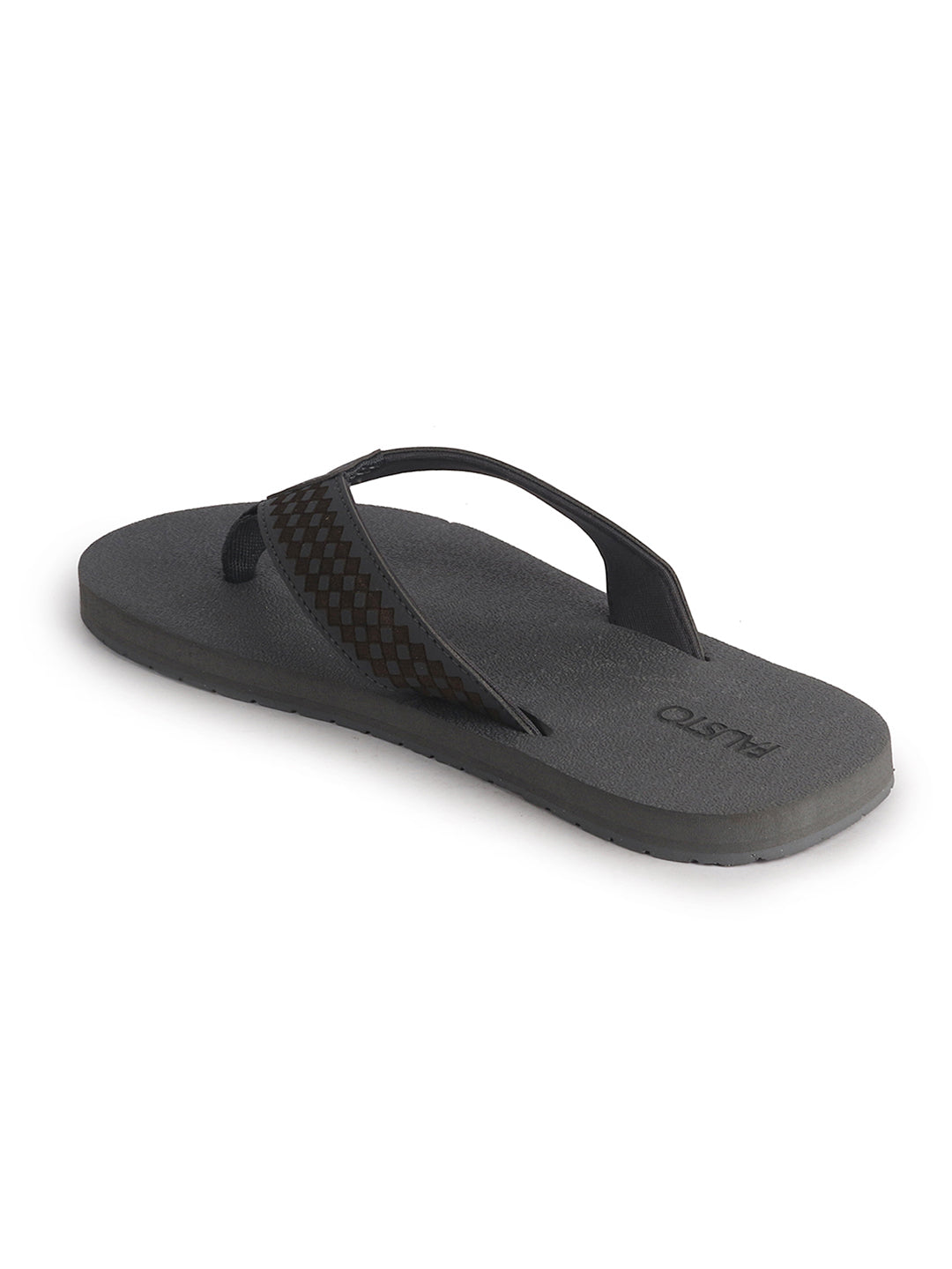 Men Grey Extra Soft Footbed Flip Flops for All Day Comfort|Ortho Lightweight EVA Sandals|Anti-Skid Sole Slippers for Casual, Summer, Travel, Rainy Season, Indoor Home Use