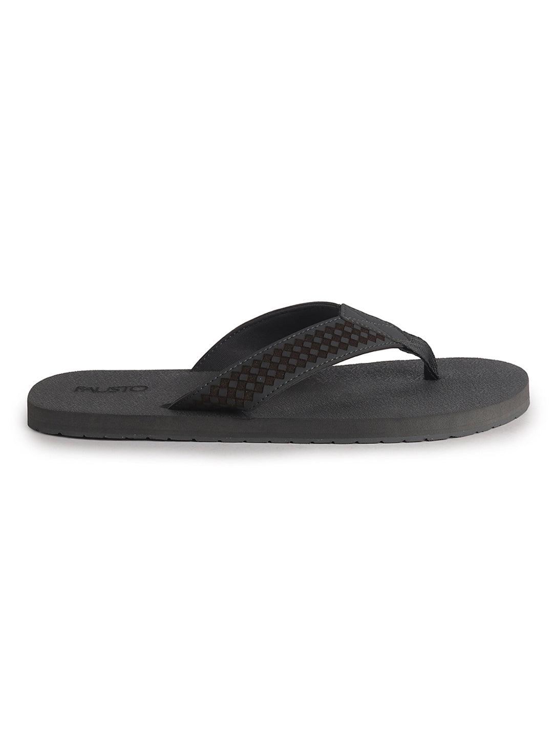 Men Grey Extra Soft Footbed Flip Flops for All Day Comfort|Ortho Lightweight EVA Sandals|Anti-Skid Sole Slippers for Casual, Summer, Travel, Rainy Season, Indoor Home Use