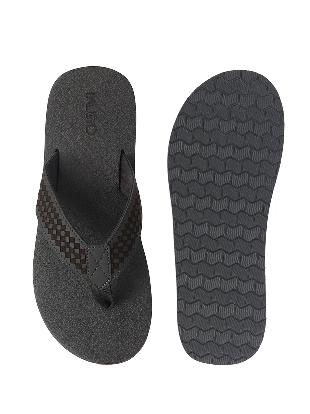 Men Grey Extra Soft Footbed Flip Flops for All Day Comfort|Ortho Lightweight EVA Sandals|Anti-Skid Sole Slippers for Casual, Summer, Travel, Rainy Season, Indoor Home Use