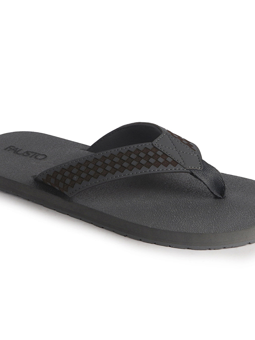 Men Grey Extra Soft Footbed Flip Flops for All Day Comfort|Ortho Lightweight EVA Sandals|Anti-Skid Sole Slippers for Casual, Summer, Travel, Rainy Season, Indoor Home Use