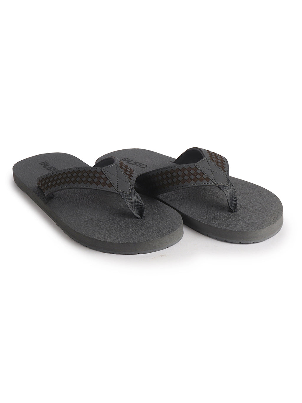 Men Grey Extra Soft Footbed Flip Flops for All Day Comfort|Ortho Lightweight EVA Sandals|Anti-Skid Sole Slippers for Casual, Summer, Travel, Rainy Season, Indoor Home Use