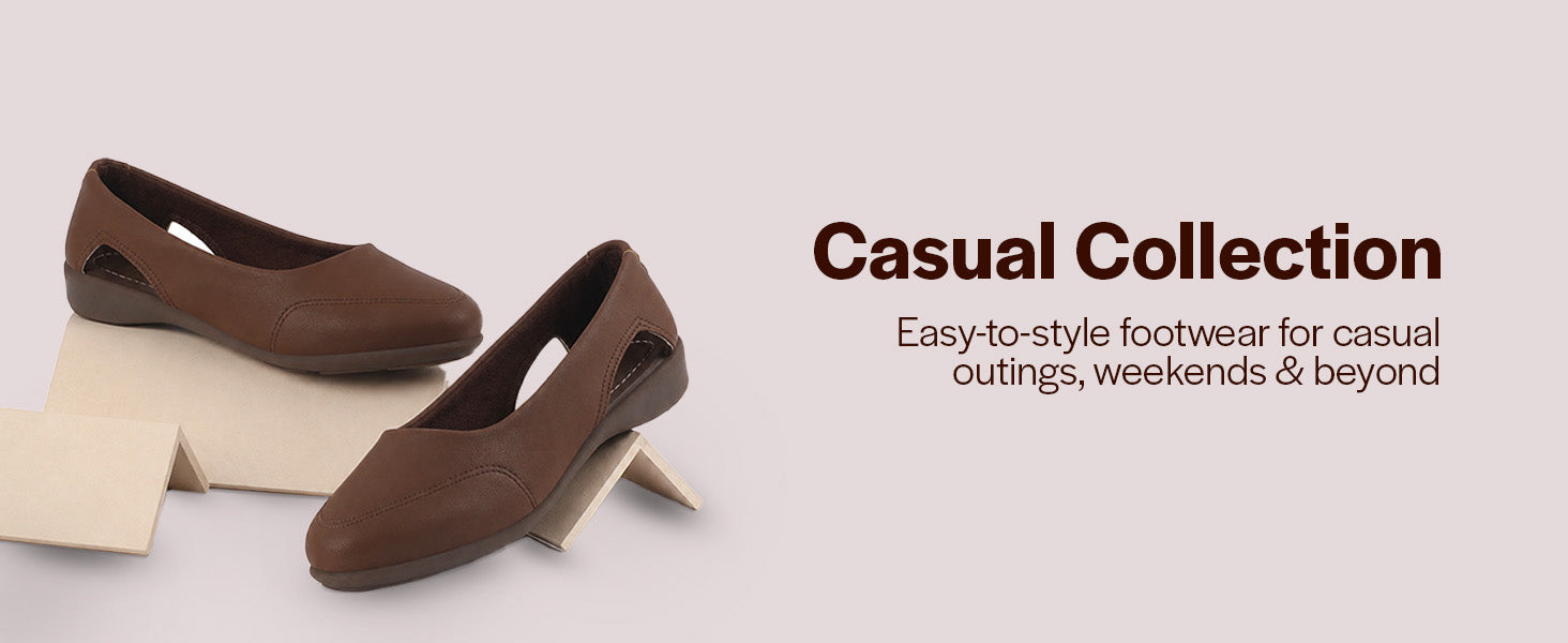 Women Grey Stylish Backless Casual Ballets|Low Heel Cut-Out Slip-On Ballerinas|Comfortable Walking Flats Sandals|Memory Cusion Insole