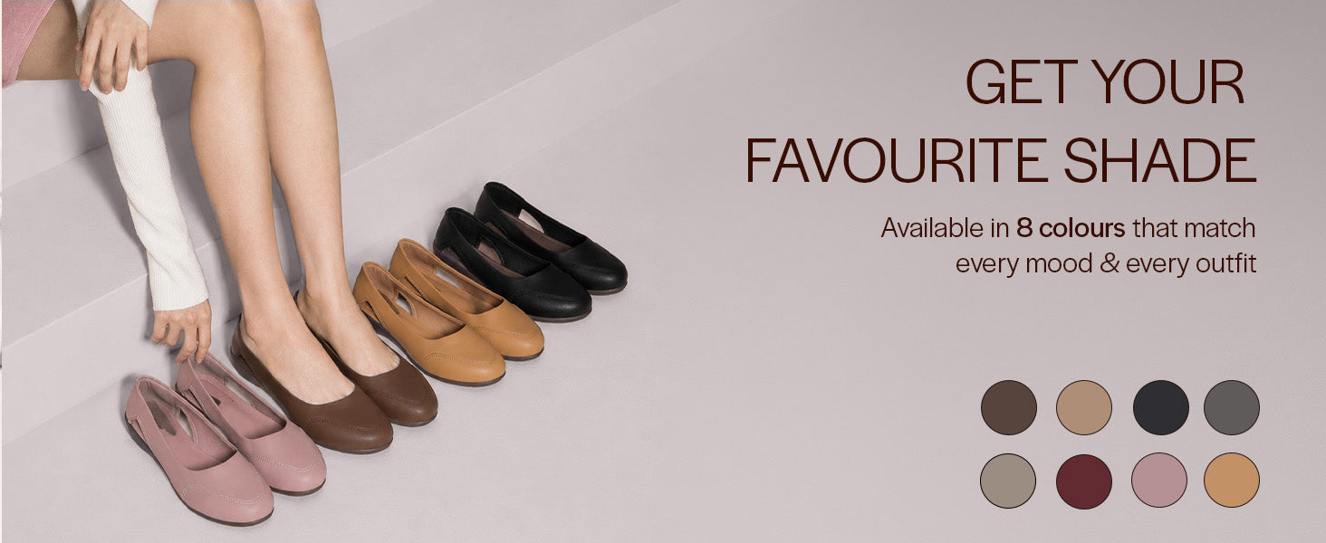 Women Grey Stylish Backless Casual Ballets|Low Heel Cut-Out Slip-On Ballerinas|Comfortable Walking Flats Sandals|Memory Cusion Insole