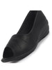 Women Black Stylish Backless Casual Ballets | Low Heel Cut-Out Slip-On Ballerinas | Comfortable Walking Flats Sandals | Memory Cusion Insole