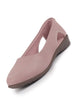 Women Pink Stylish Backless Casual Ballets|Low Heel Cut-Out Slip-On Ballerinas|Comfortable Walking Flats Sandals|Memory Cusion Insole