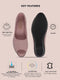 Women Pink Elegant Peep Toe Platform Wedge Heel Ballet | Formal Dress Ballerina Shoes | Office Open Toe Sandal | Anti Skid Sole