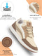 Shop Men Beige Colorblocked Low Top Classic Lace-Up Sneaker Shoes|Low Ankle Casual Shoes|All Day Comfortable Sneakers Online.