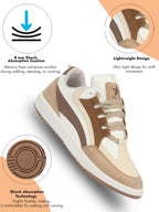 Shop Men White Colorblocked Low Top Classic Lace-Up Sneaker Shoes