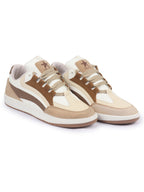 Shop Men White Colorblocked Low Top Classic Lace-Up Sneaker Shoes