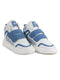 Shop Men Blue Colorblocked High Top Velcro Adjustable Classic Sneakers|Memory Cushion Insole|Street Fashion Hi-Top Sneakers Online.