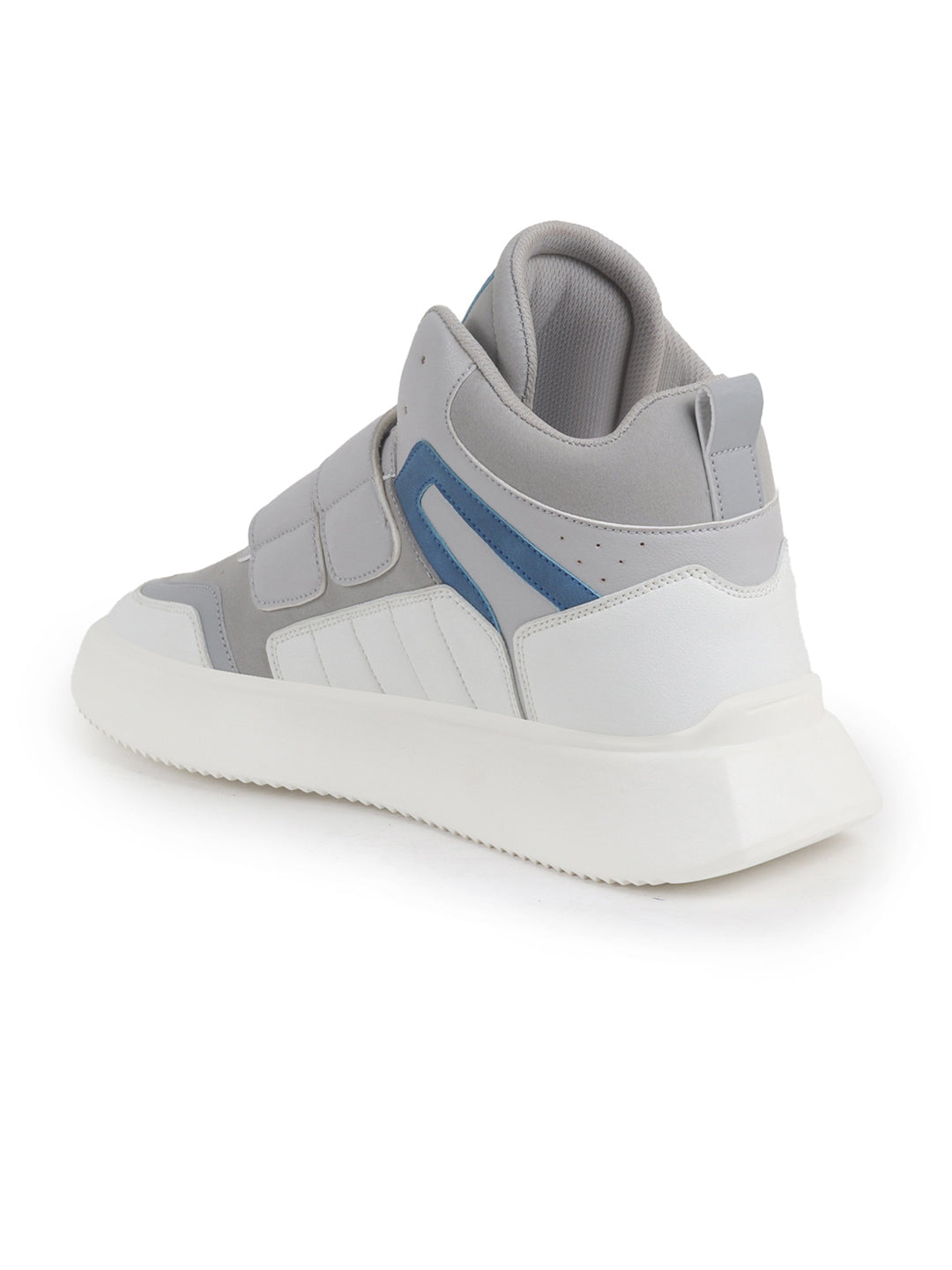 Shop Men's Grey Color High Top Sneakers Online – FAUSTO.in