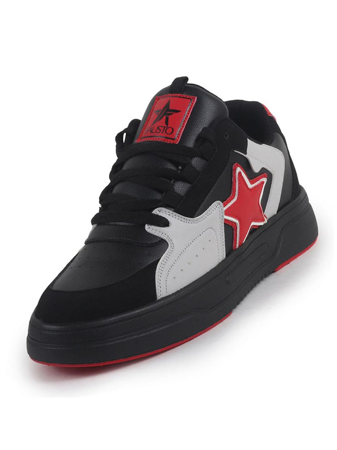 men black colorblocked mid top breathable lace-up sneaker shoes|memory cushion casual shoes|chunky streetwear fashion sneakers