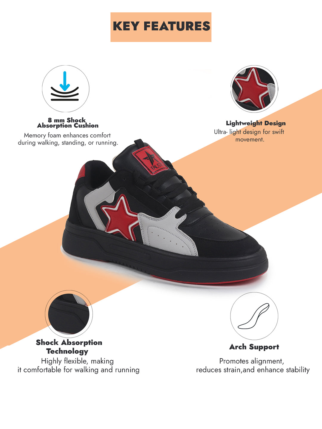 men black colorblocked mid top breathable lace-up sneaker shoes|memory cushion casual shoes|chunky streetwear fashion sneakers