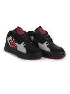 men black colorblocked mid top breathable lace-up sneaker shoes|memory cushion casual shoes|chunky streetwear fashion sneakers