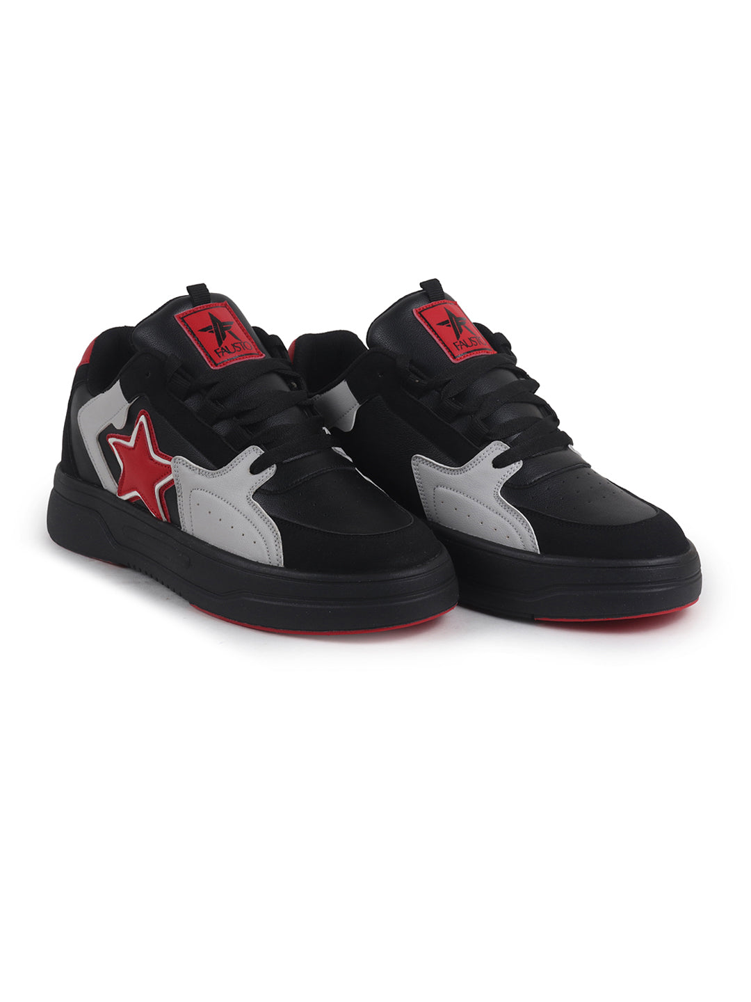 men black colorblocked mid top breathable lace-up sneaker shoes|memory cushion casual shoes|chunky streetwear fashion sneakers