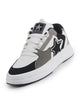 Men White Colorblocked Mid Top Breathable Lace-Up Sneaker Shoes|Memory Cushion Casual Shoes|Chunky Streetwear Fashion Sneakers