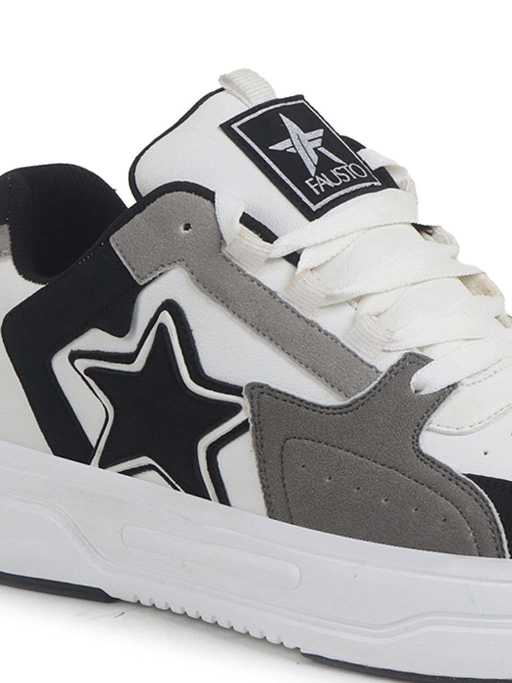 men white colorblocked mid top breathable lace-up sneaker shoes|memory cushion casual shoes|chunky streetwear fashion sneakers