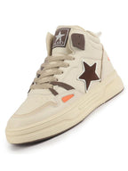 men high top breathable lace-up sneaker shoes chunky streetwear lightweight casual sneakers memory cushioned insole