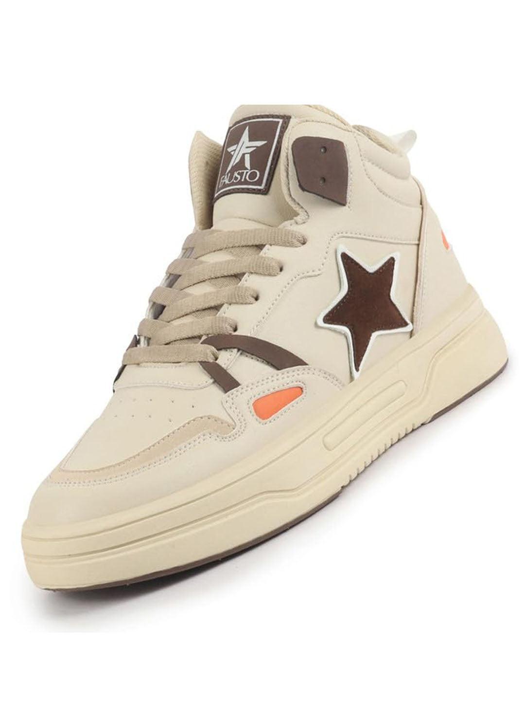 men high top breathable lace-up sneaker shoes chunky streetwear lightweight casual sneakers memory cushioned insole