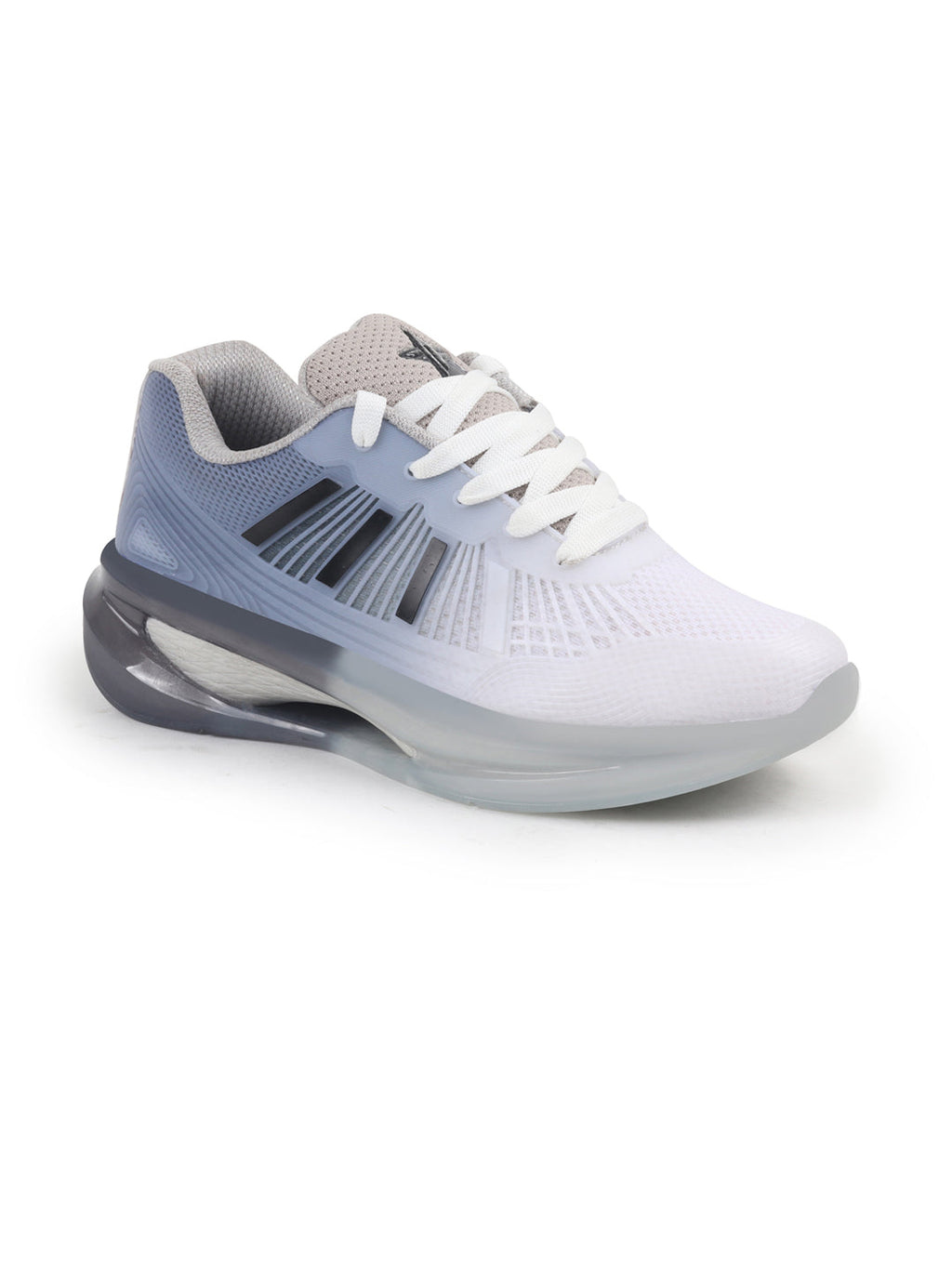 Shop FAUSTO Men Grey Breathable Sport Shoes|KPU Upper And Anti-Skid Bounce Back Phylon Sole|Athleisure Running Shoes|Lace Up Walking Shoes|Gym Shoes Online.