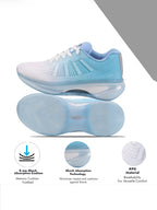 fausto men sky blue breathable sport shoes